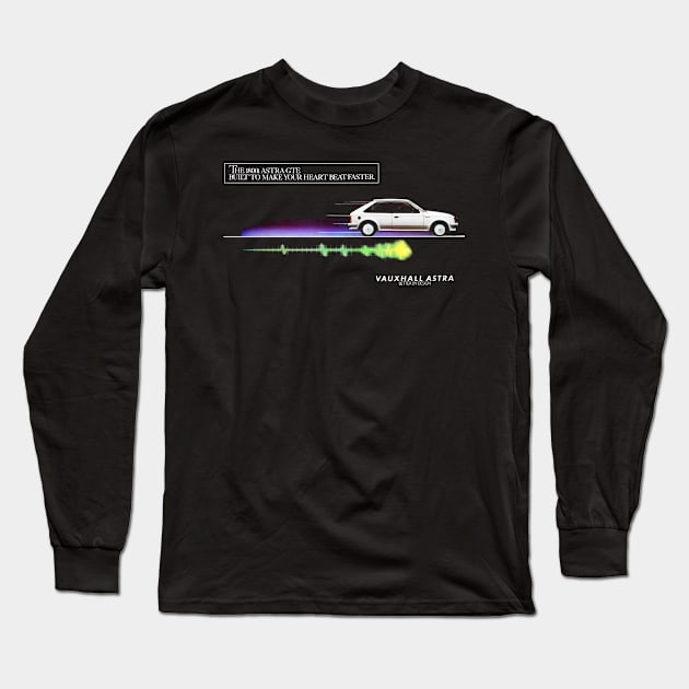 VAUXHALL ASTRA GTE - advert Long Sleeve T-Shirt by Throwback Motors